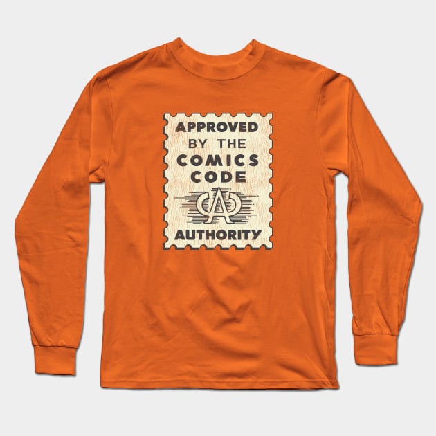 Comics Code Long Sleeve T-Shirt by KevShults